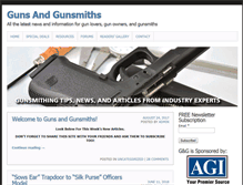Tablet Screenshot of gunsandgunsmiths.com